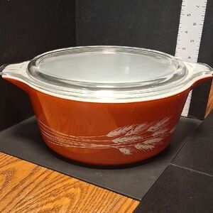 Pyrex Red Casserole Dish with Clear Lid